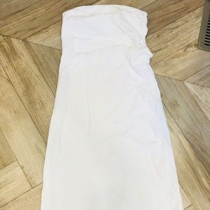 Tube top dress with built in bra